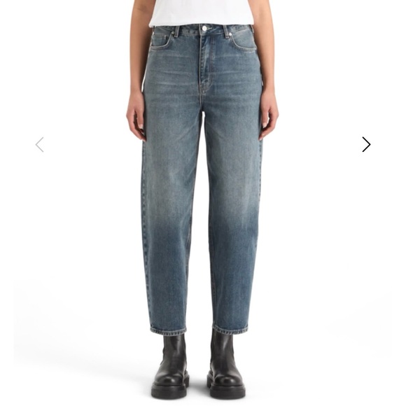 Scotch and Soda The Tide Workwear Balloon Jeans 25 Barrel Leg Dark Wash Baggy - Picture 1 of 13